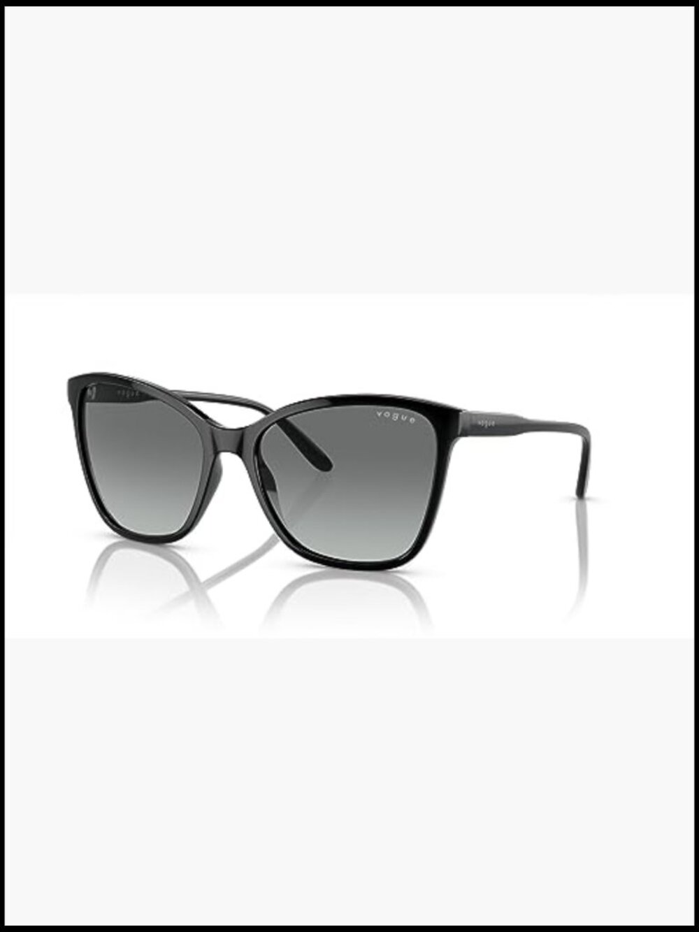 Low Bridge Fit Butterfly Sunglasses with UV Protection - Picture 2 of 5